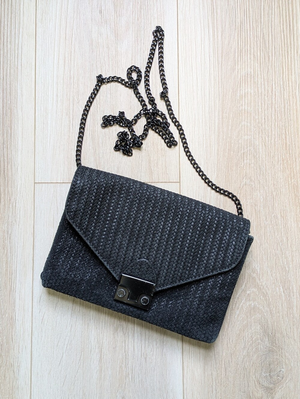 Loeffler Randall Woven Leather Cross body Bag